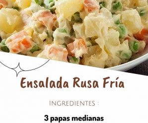 Ensalada rusa fría