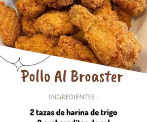 Pollo broaster casero