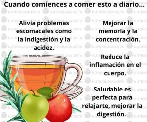 Hierve manzana con romero y tendrás una gran sorpresa con el resultado