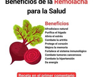 Estos son los beneficios que obtienes al consumir remolacha