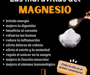 7 Cosas Que Le Ocurren A Tu Cuerpo Si Empiezas A Beber Magnesio Durante 7 Días