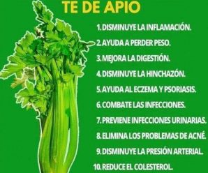 Beneficios potenciales del Té Apio
