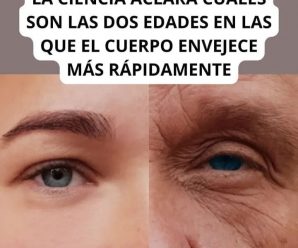 LA CIENCIA ACLARA CUÁLES SON LAS DOS EDADES EN LAS QUE EL CUERPO ENVEJECE MÁS RÁPIDAMENTE