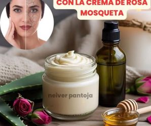 CREMA DE ROSA MOSQUETA CASERA, IDEAL PARA AYUDAR A REDUCIR LA APARIENCIA DE LAS ARRUGAS Y NUTRIR LA PIEL