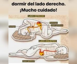 MIRA POR QUÉ NUNCA DEBES DORMIR SOBRE TU BRAZO DERECHO.