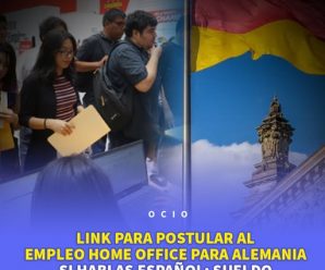 Link para postular al empleo home office para Alemania si hablas español: sueldo 35 euros la hora; sin experiencia