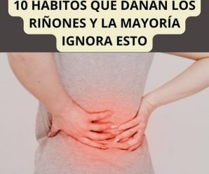10 HÁBITOS QUE DAÑAN LOS RIÑONES Y LA MAYORÍA IGNORA ESTO