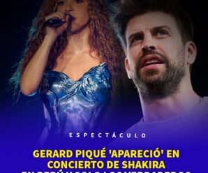 Gerard Piqué fue representado en concierto de Shakira en Perú y solo los verdaderos fans lograron notarlo