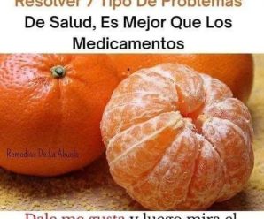 MIRA COMO LA CÁSCARA DE MANDARINA TE PUEDE RESOLVER 7 PROBLEMAS DE SALUD MEJOR QUE LOS MEDICAMENTOS.