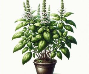 Si tu albahaca tiene flores en las puntas no las tires: valen oro si la usas así.