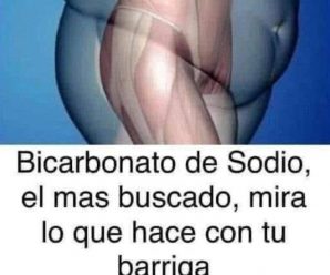 Sabias que el bicarbonato de sodio, es muy utilizado para tu barriga porque… Ver más