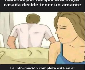 Esta son las razones por las que un hombre casado engaña.