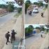 Motociclistas roban local, dueño los arrolla con su camioneta y evita que escapen | VIDEO