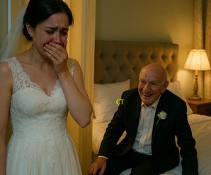 😢 Sonia lloró en su propia boda… La obligaron a casarse con un anciano millonario. Pero en la noche de bodas, lo que vio al salir del baño casi la mata del susto…