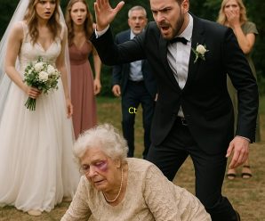 SU HIJO LA GOLPEÓ Y LA HIZO CAER EN PLENA BODA… PERO LA ABUELA LE DEVOLVIÓ EL GOLPE DE UNA FORMA QUE NADIE ESPERABA.
