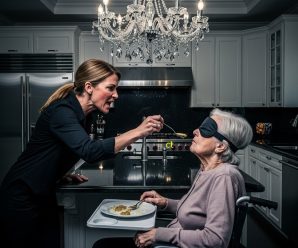 “Un millonario llega a casa de sorpresa… y lo que ve entre su esposa y su madre ciega lo deja sin aliento”