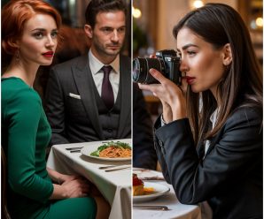 Besé a mi marido para despedirme de su viaje de negocios; apenas unas horas después, lo vi en un restaurante con una mujer que nunca había visto antes.